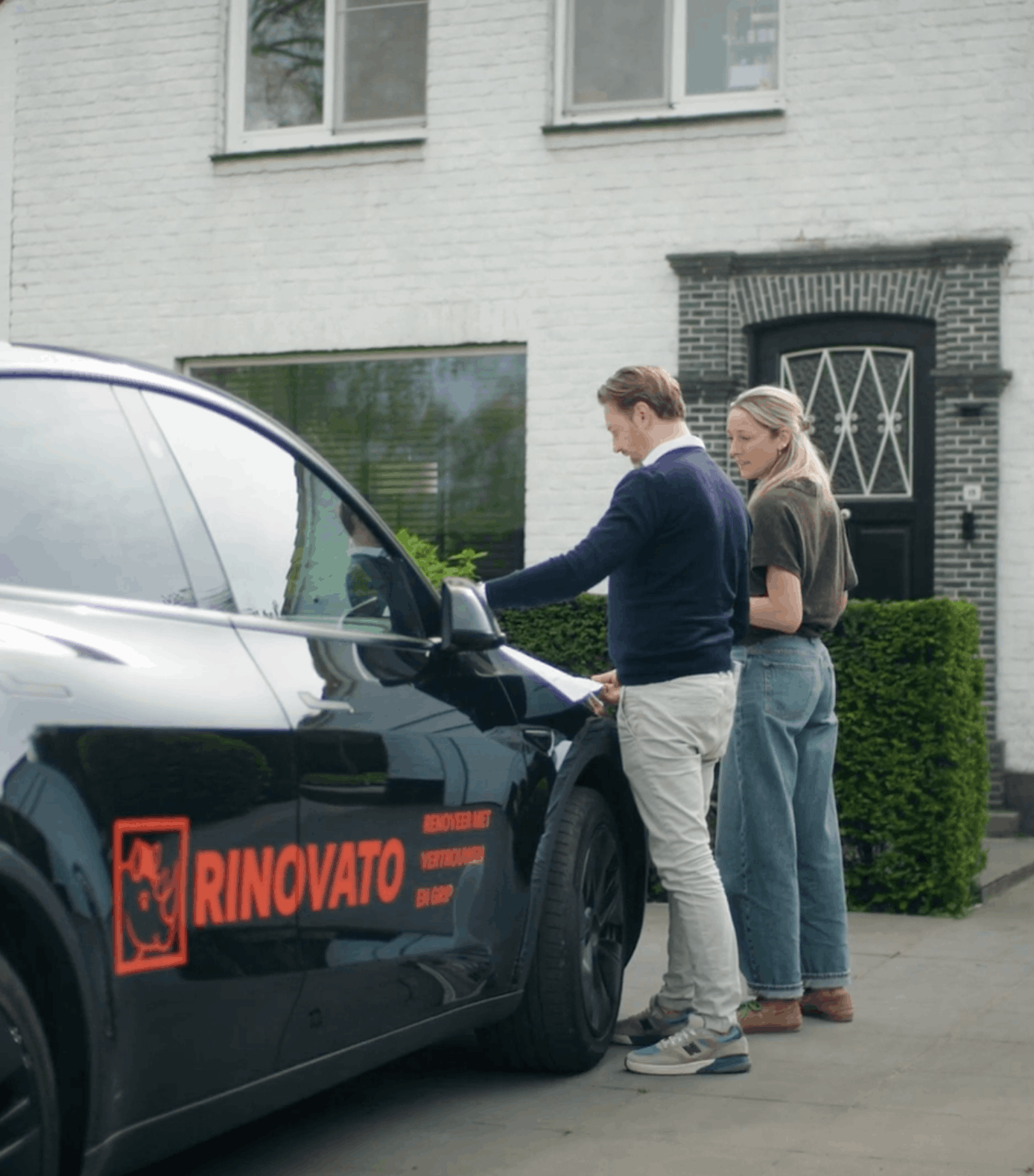 Renovatieplan met aannemer, adviseur en interieurarchitect in Denderleeuw