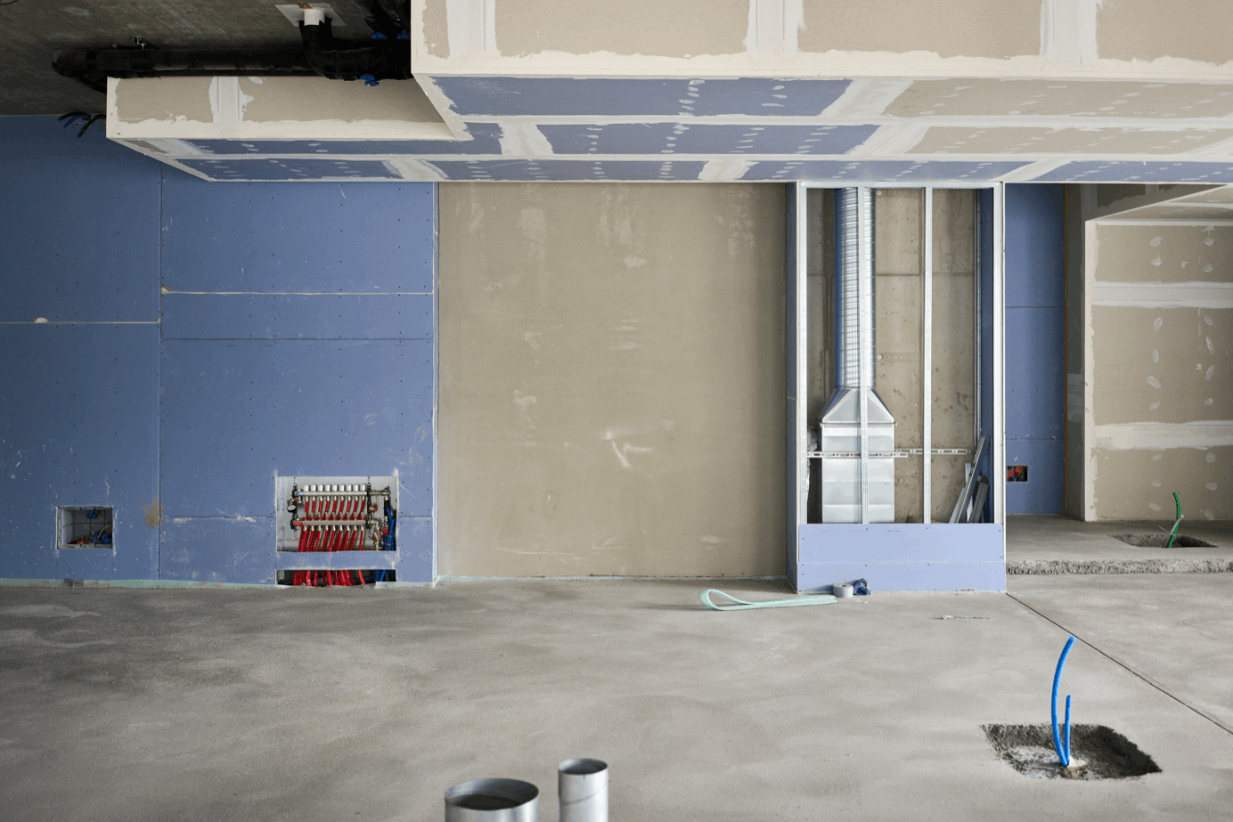 Gyprocwerken in Gavere als deel van interieurafwerking en renovatie